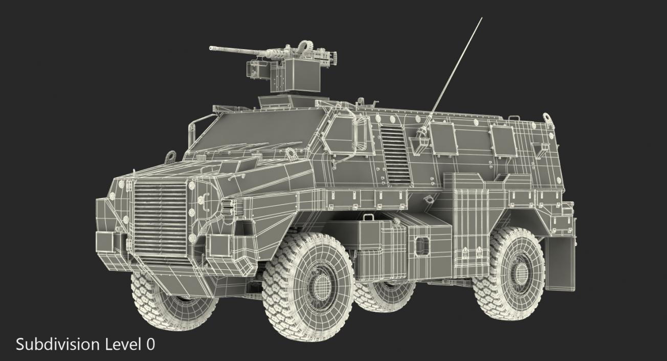 Protected Infantry Vehicle Bushmaster 3D