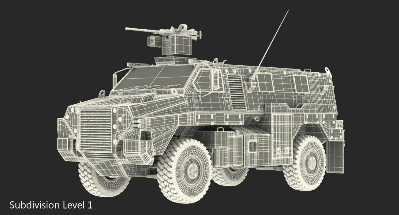 Protected Infantry Vehicle Bushmaster 3D