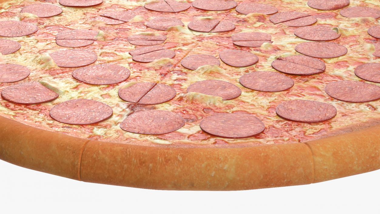 3D model Pepperoni Pizza