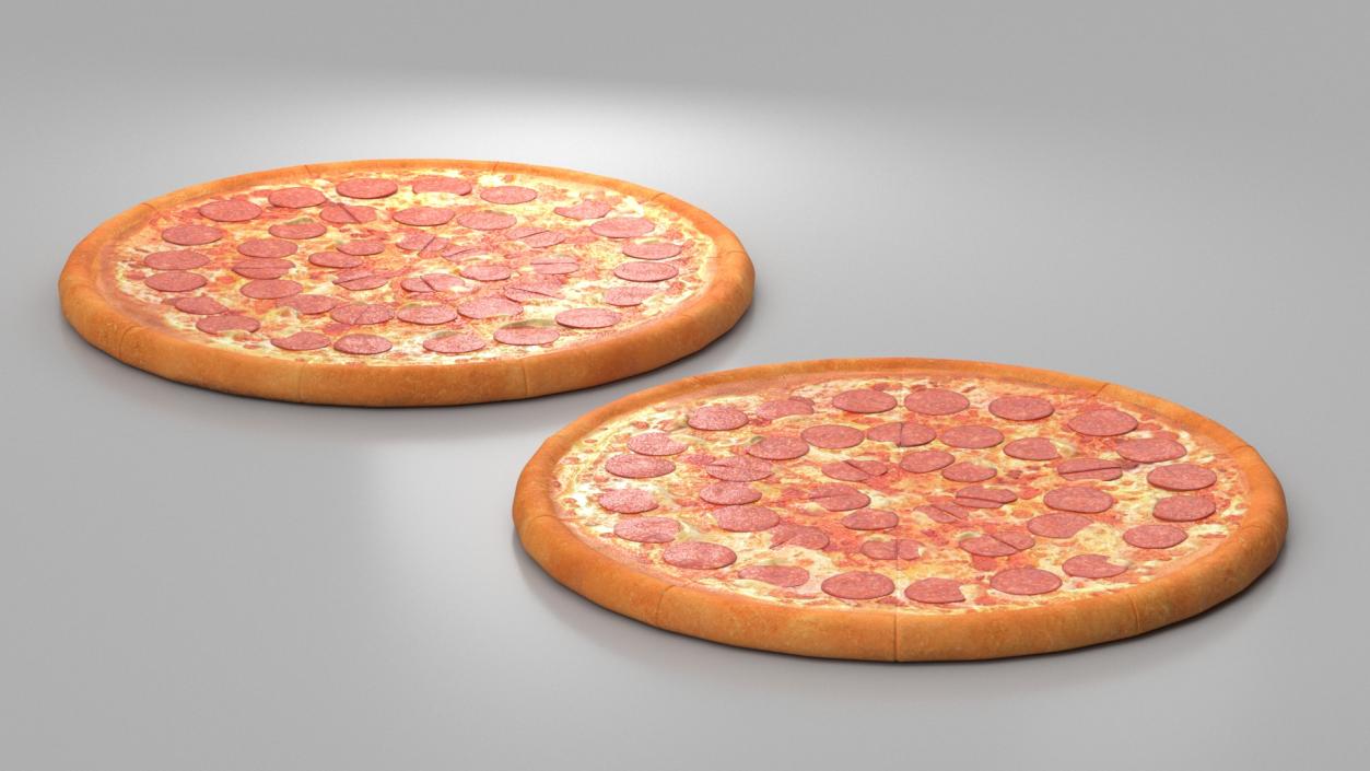 3D model Pepperoni Pizza