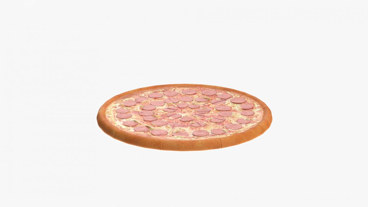 3D model Pepperoni Pizza