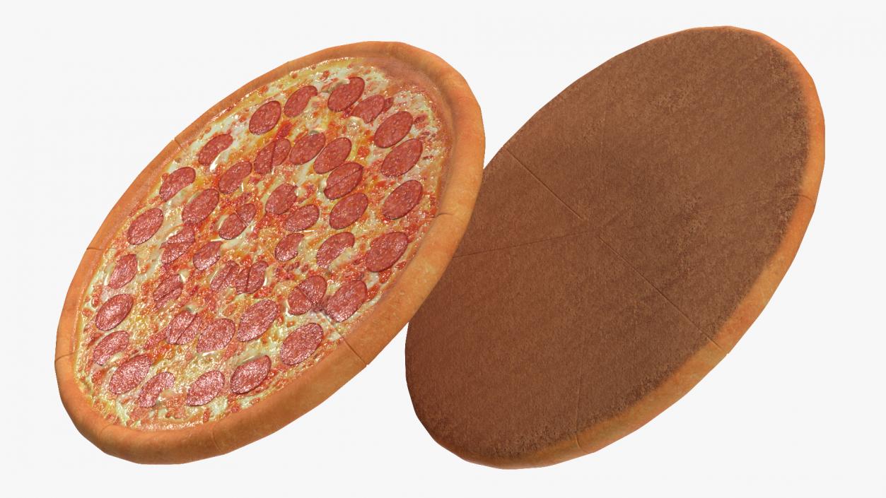 3D model Pepperoni Pizza