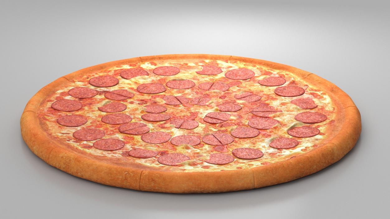 3D model Pepperoni Pizza