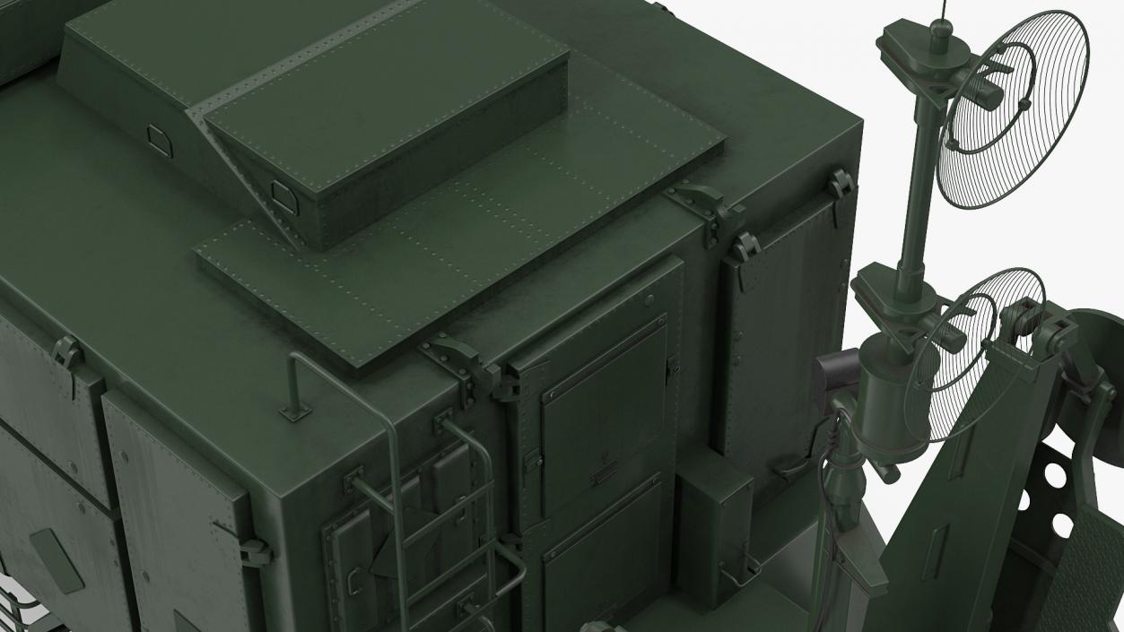 3D model Patriot Radar AN MPQ53 Green Rigged