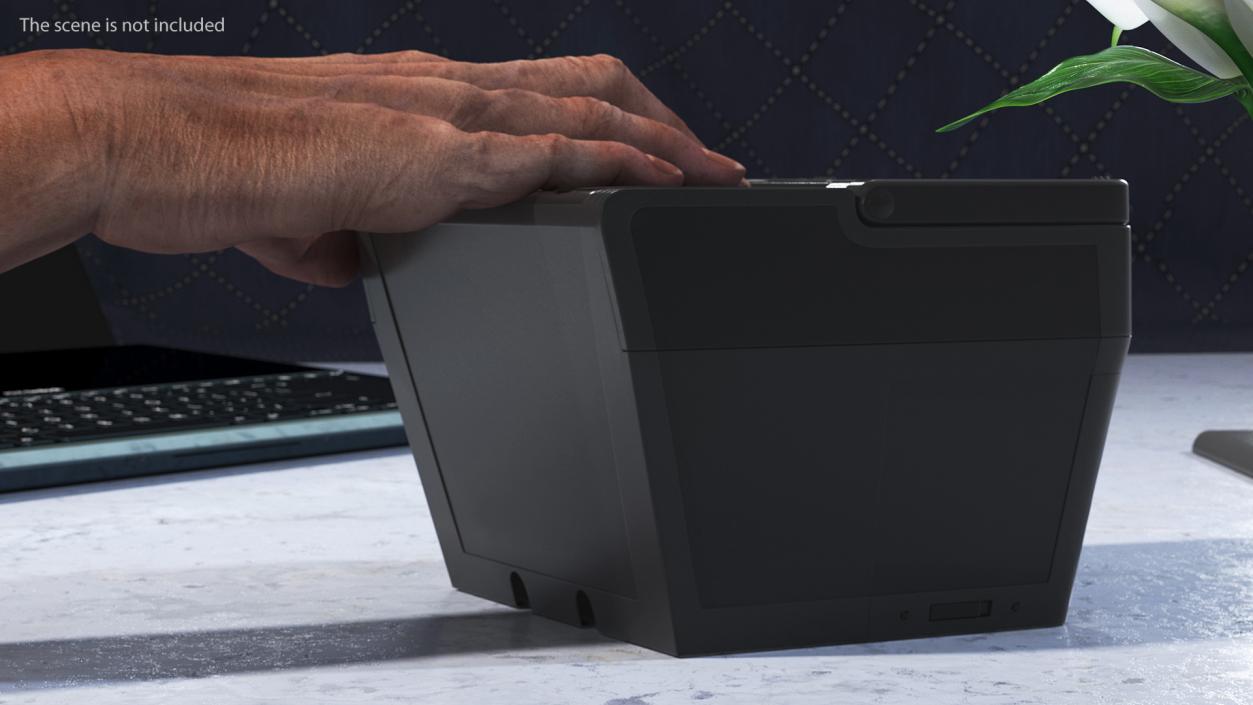 Fingerprints Scanner with Hand Rigged 3D