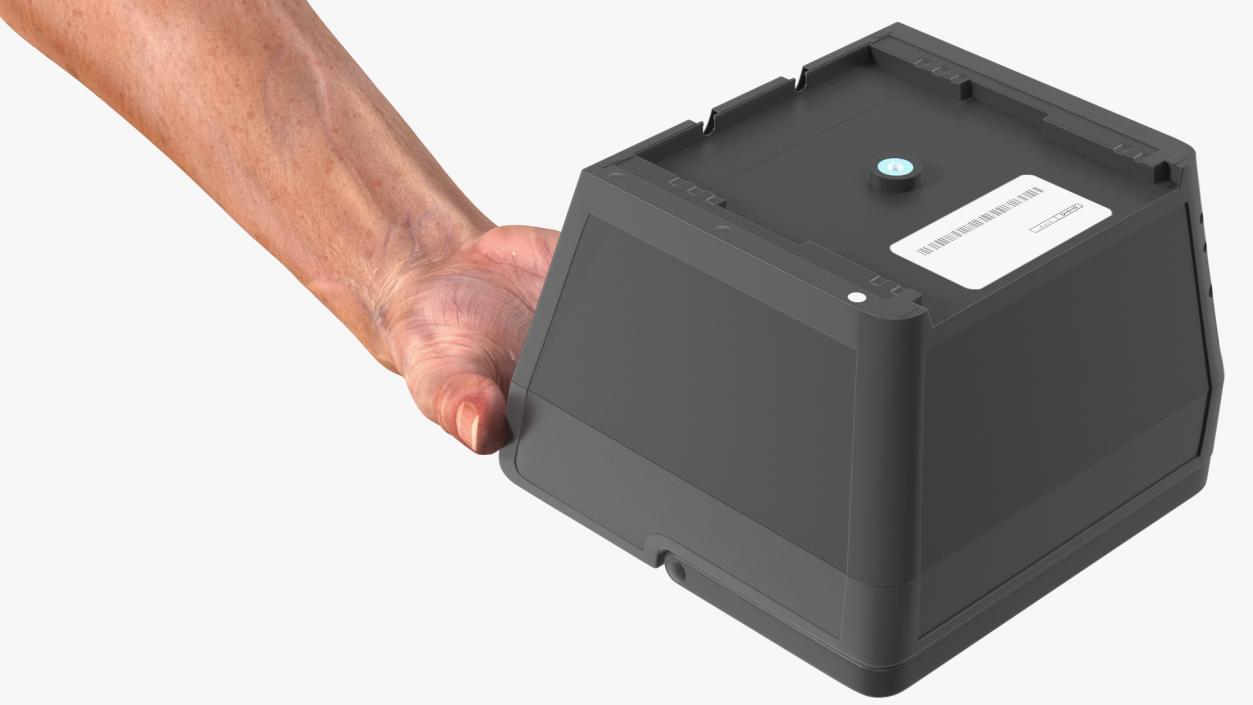 Fingerprints Scanner with Hand Rigged 3D