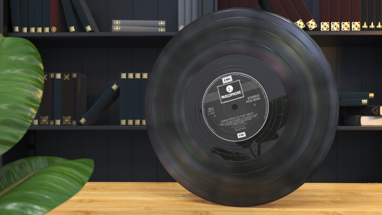 Vinyl Record The Beatles 3D model