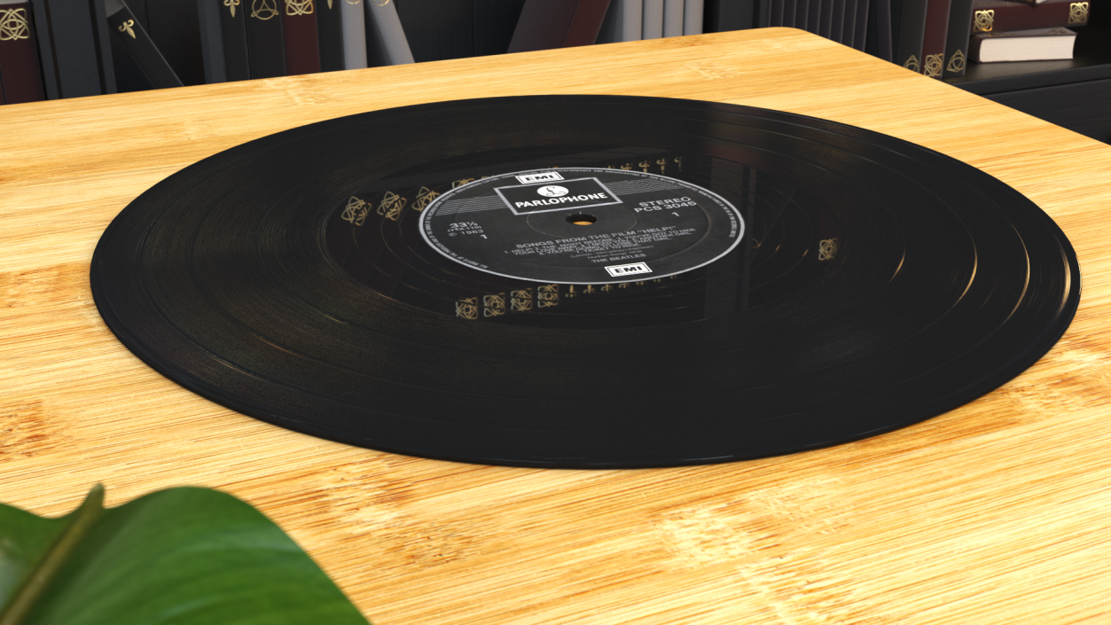 Vinyl Record The Beatles 3D model