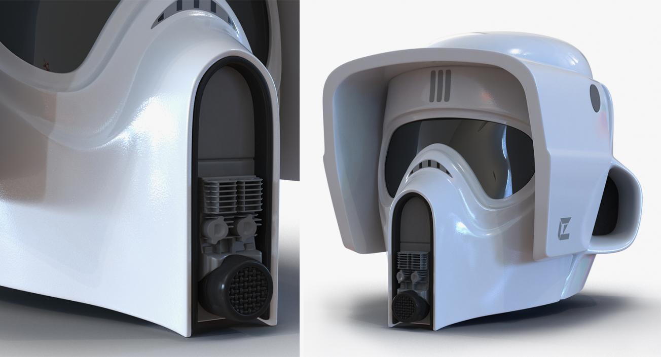 3D Star Wars Helmets 3D Models Collection model