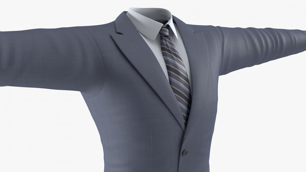 3D Mans Formal Grey Suit