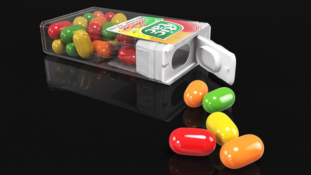 Tic Tac Fruit Adventure Mints Spilled 3D