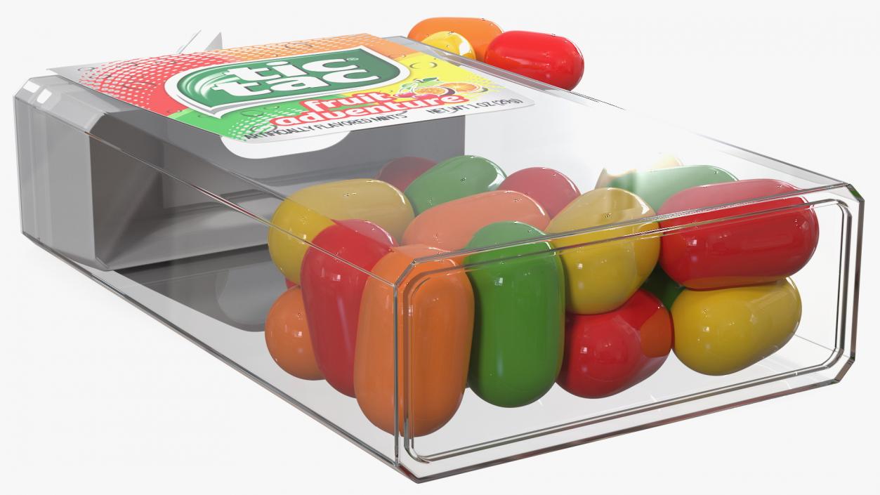 Tic Tac Fruit Adventure Mints Spilled 3D