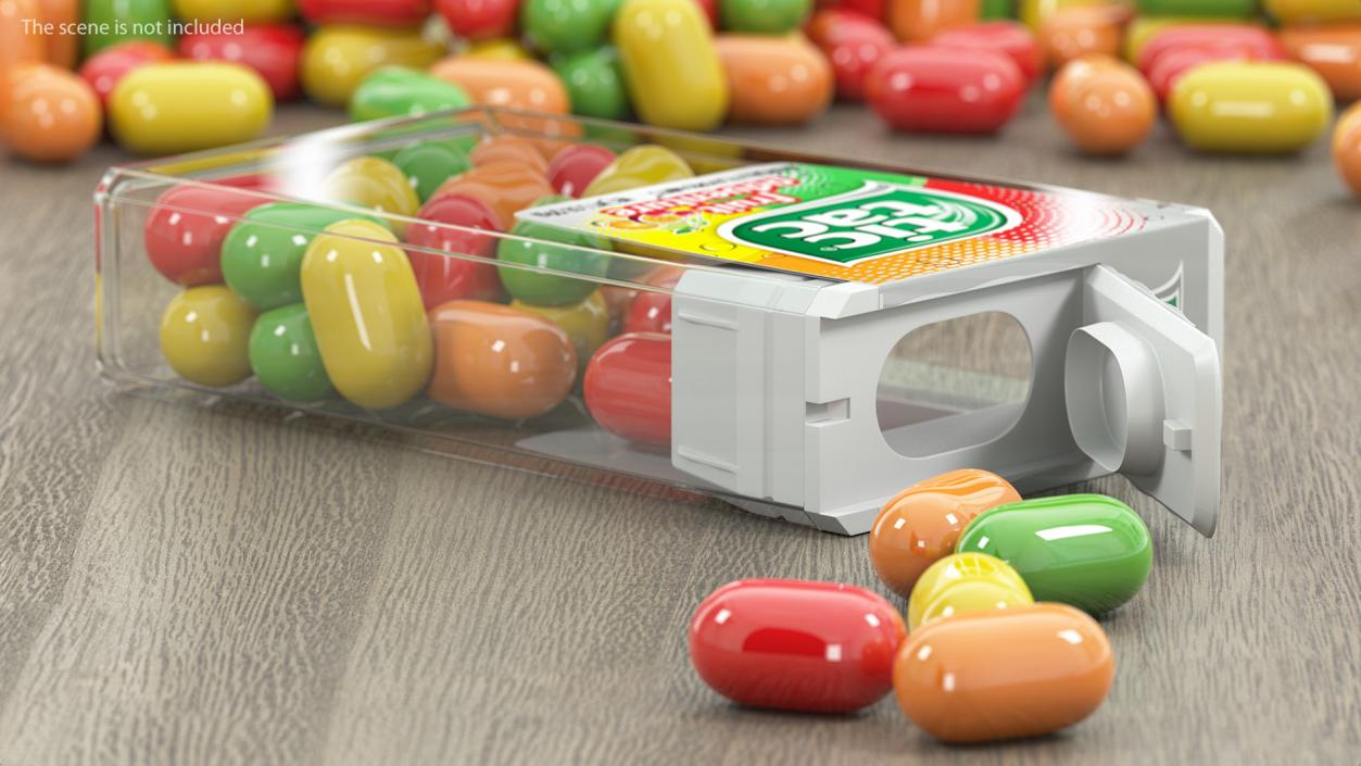 Tic Tac Fruit Adventure Mints Spilled 3D