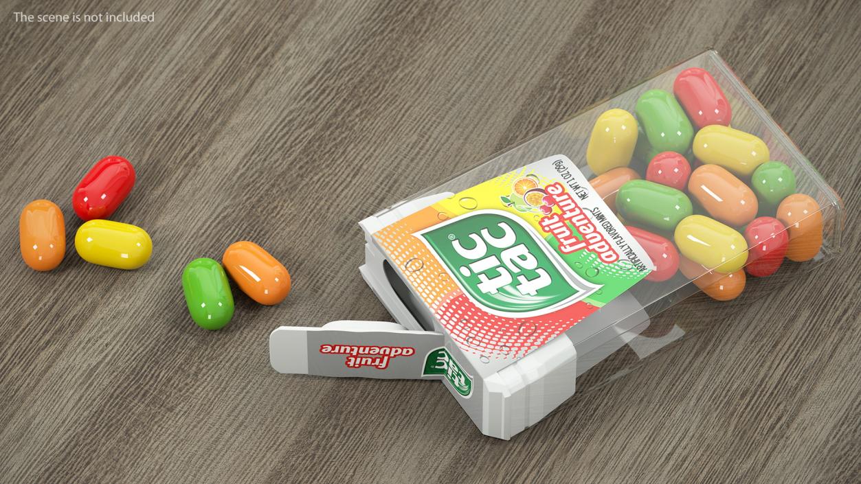 Tic Tac Fruit Adventure Mints Spilled 3D