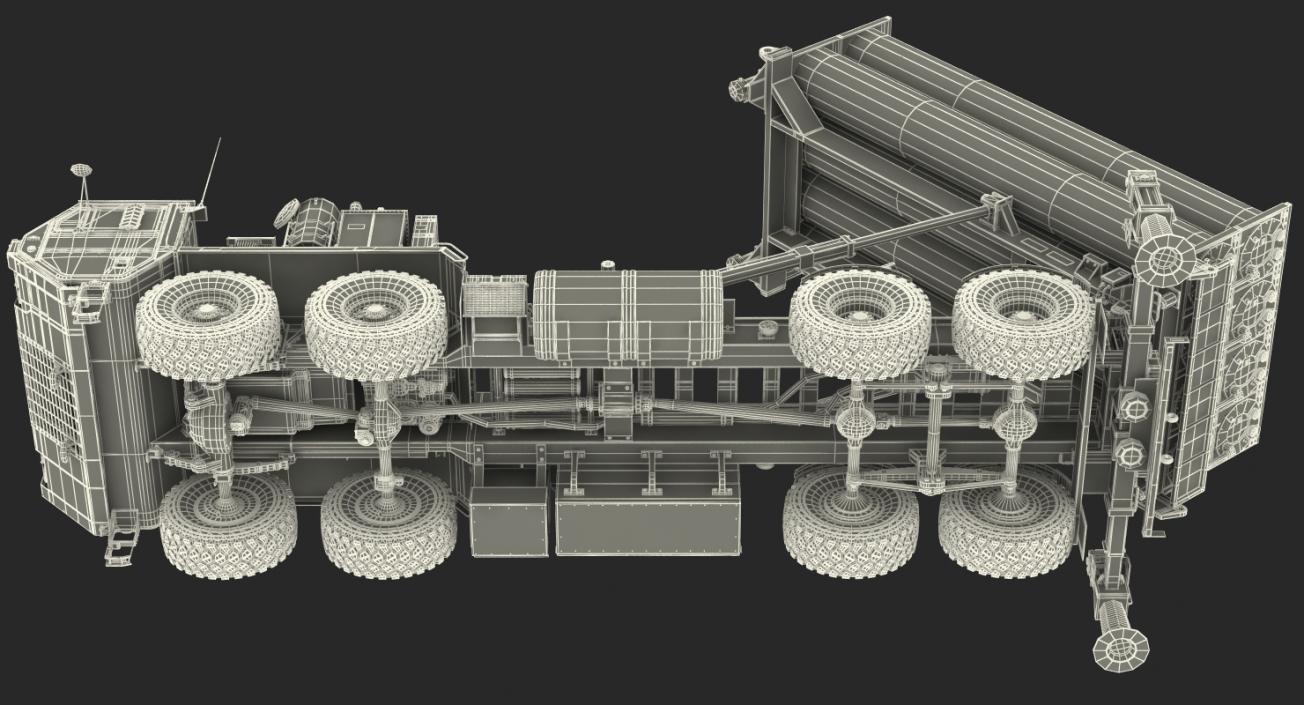 Terminal High Altitude Area Defense THAAD Battle Position 3D