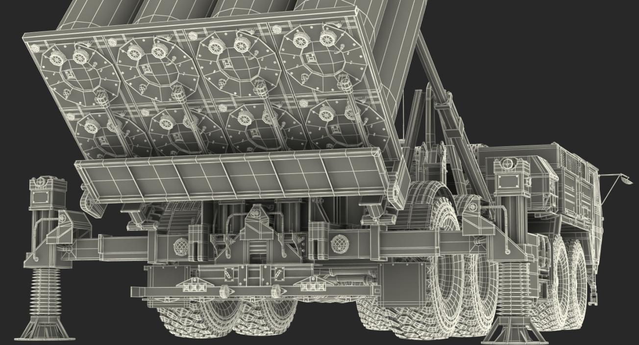 Terminal High Altitude Area Defense THAAD Battle Position 3D