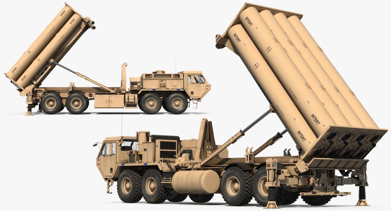 Terminal High Altitude Area Defense THAAD Battle Position 3D