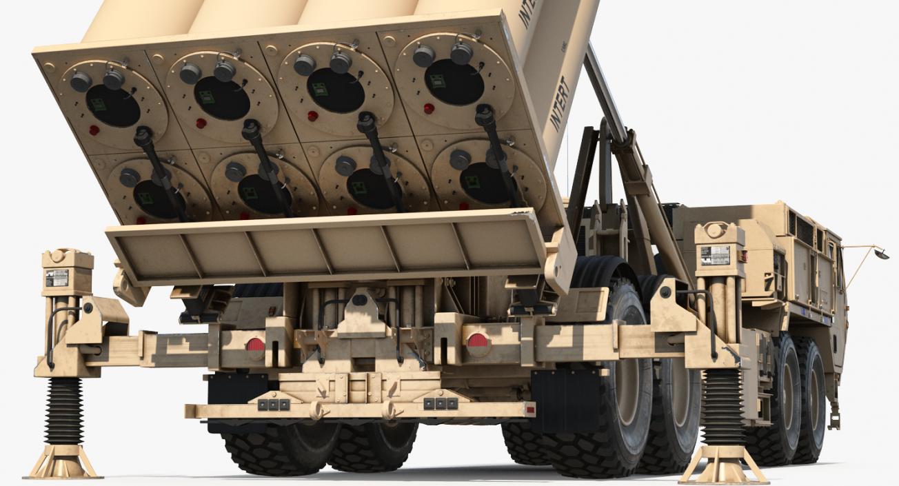 Terminal High Altitude Area Defense THAAD Battle Position 3D