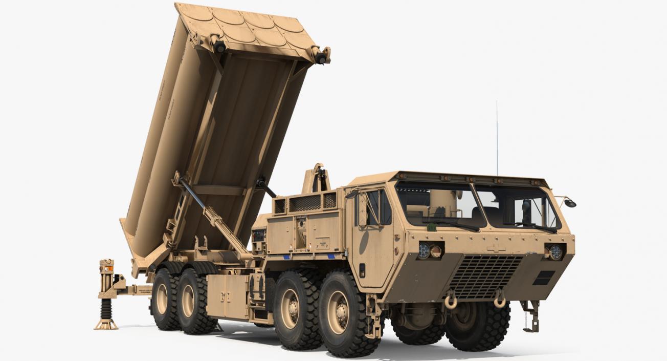 Terminal High Altitude Area Defense THAAD Battle Position 3D