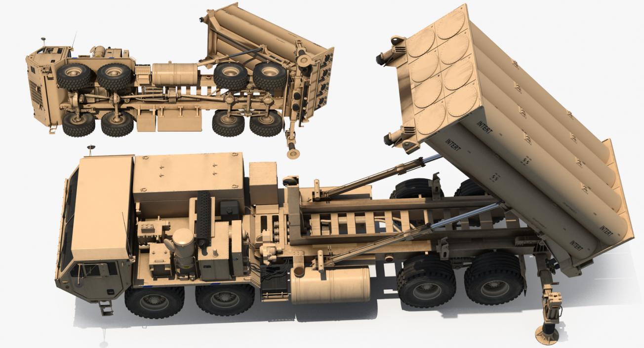 Terminal High Altitude Area Defense THAAD Battle Position 3D