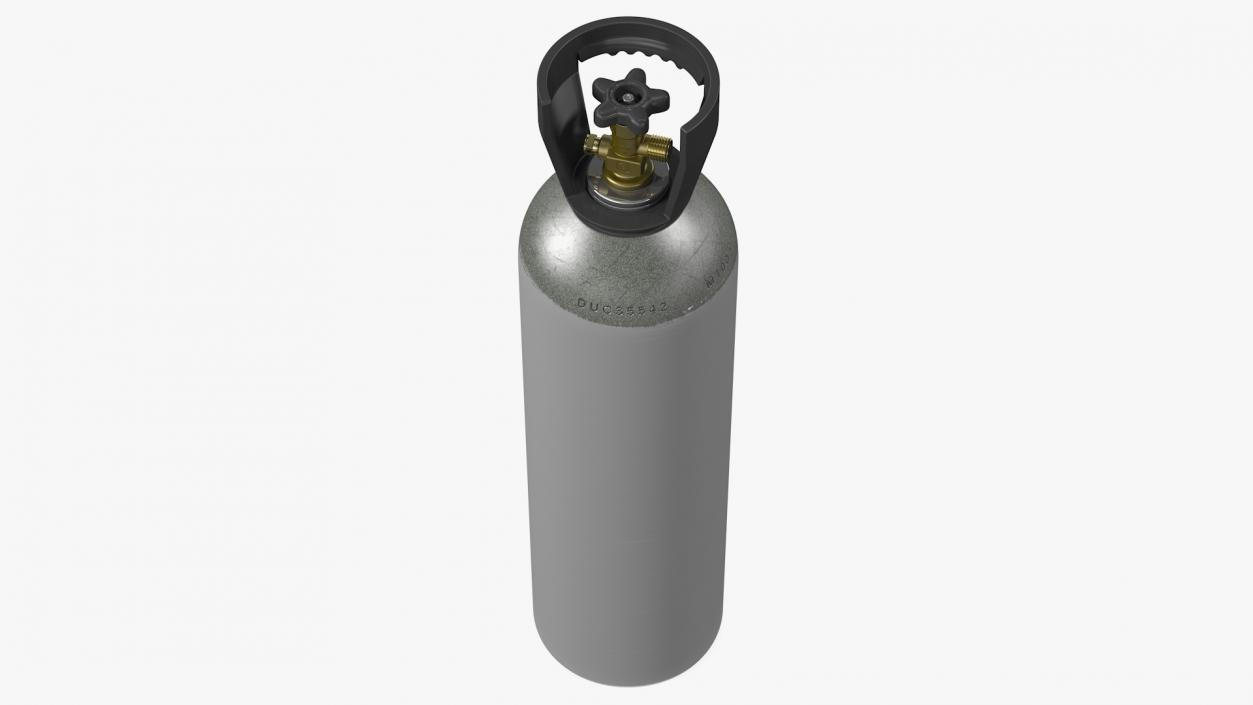 3D Aluminum CO2 Cylinder