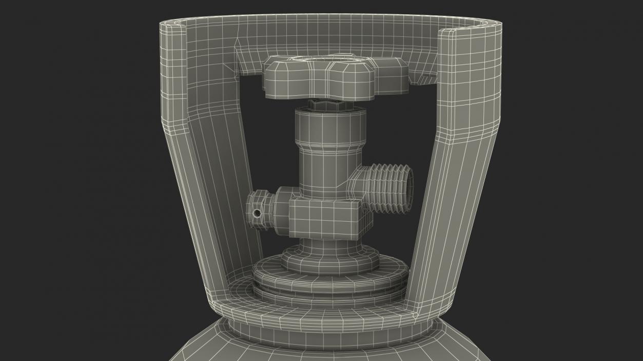 3D Aluminum CO2 Cylinder