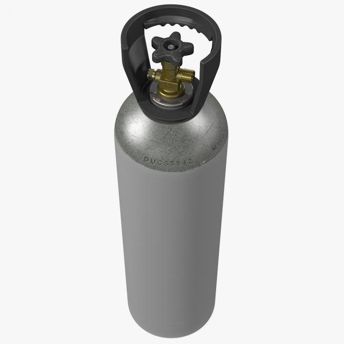 3D Aluminum CO2 Cylinder