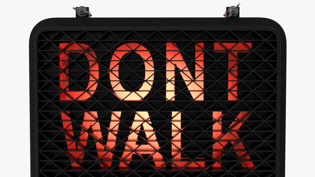 Dont Walk Signal Light 3D