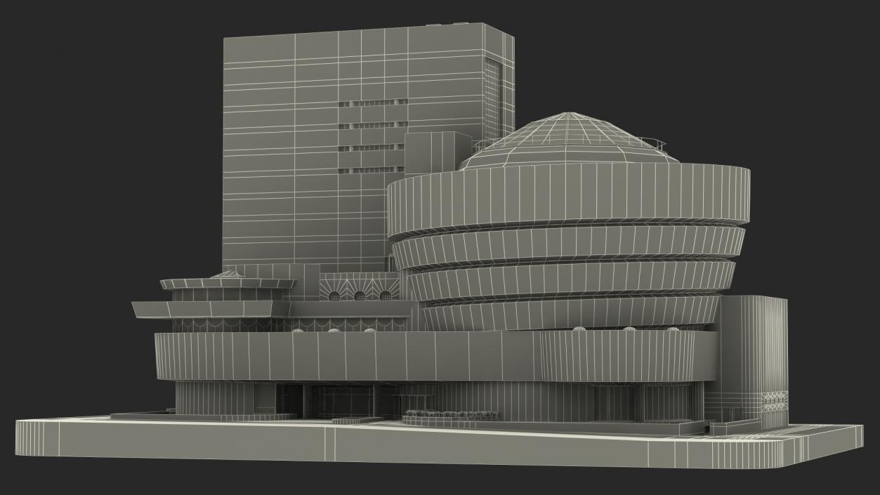 Museum Complex 3D model