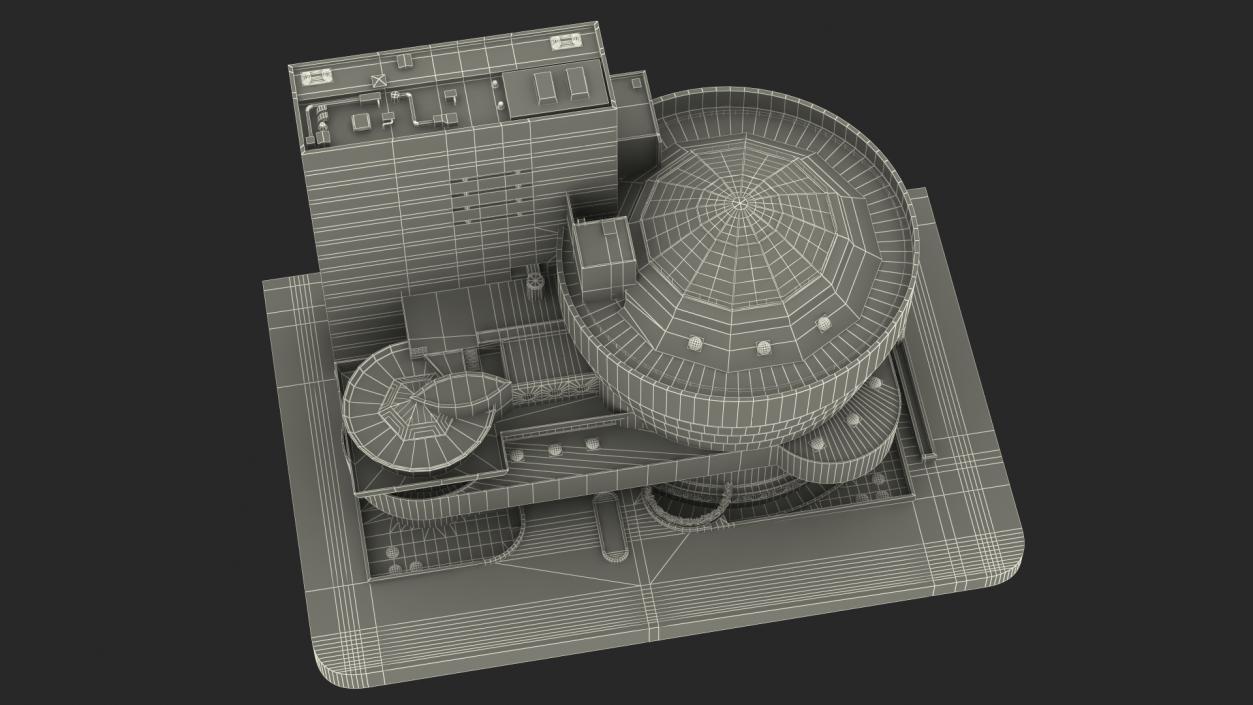 Museum Complex 3D model