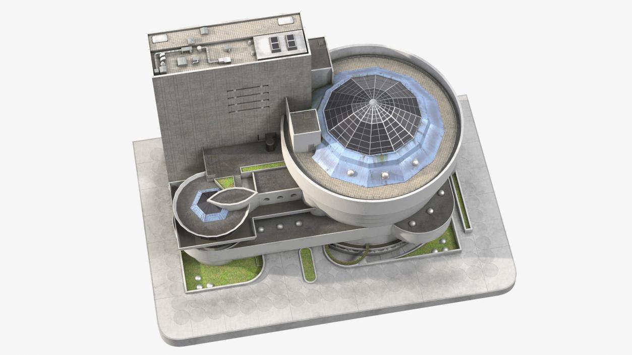 Museum Complex 3D model