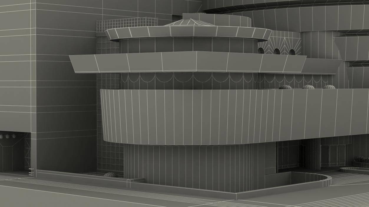 Museum Complex 3D model