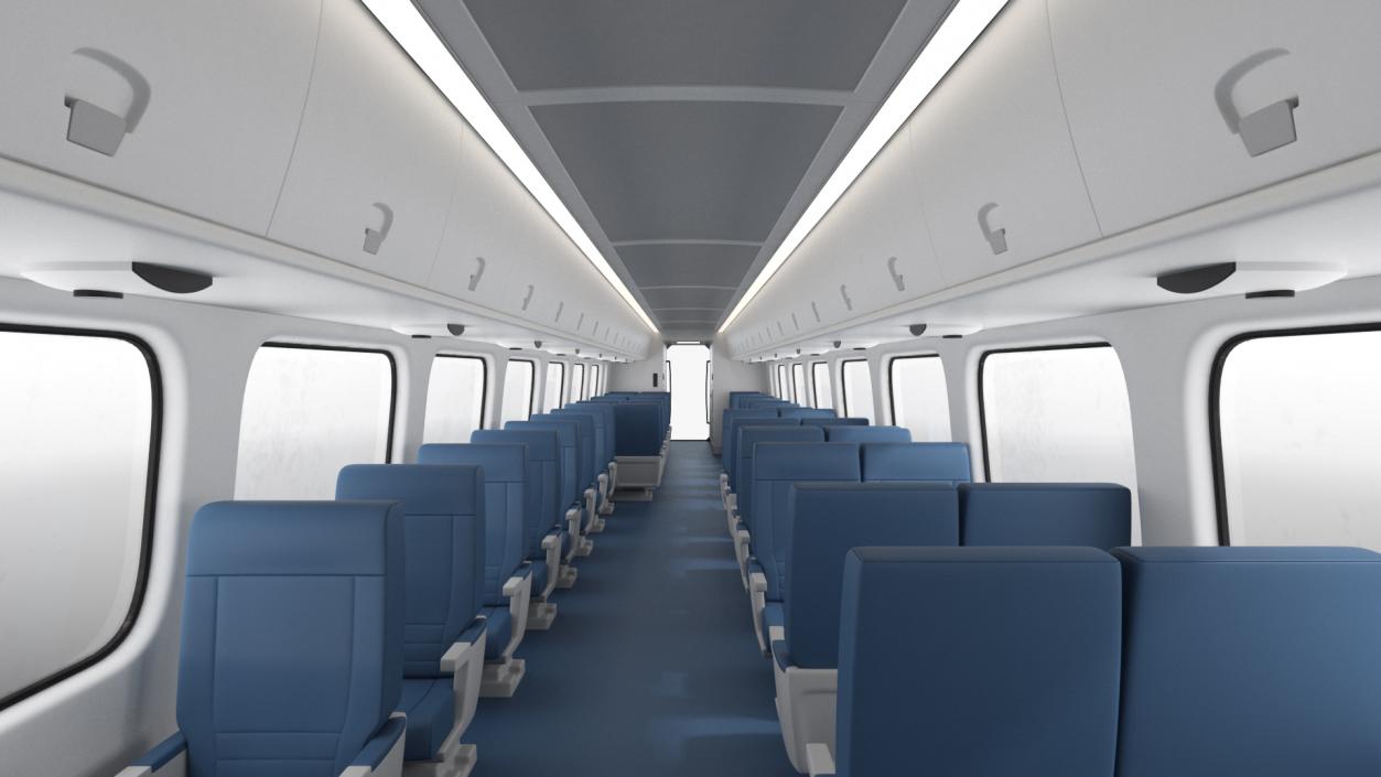 3D Acela Express First Class Coach