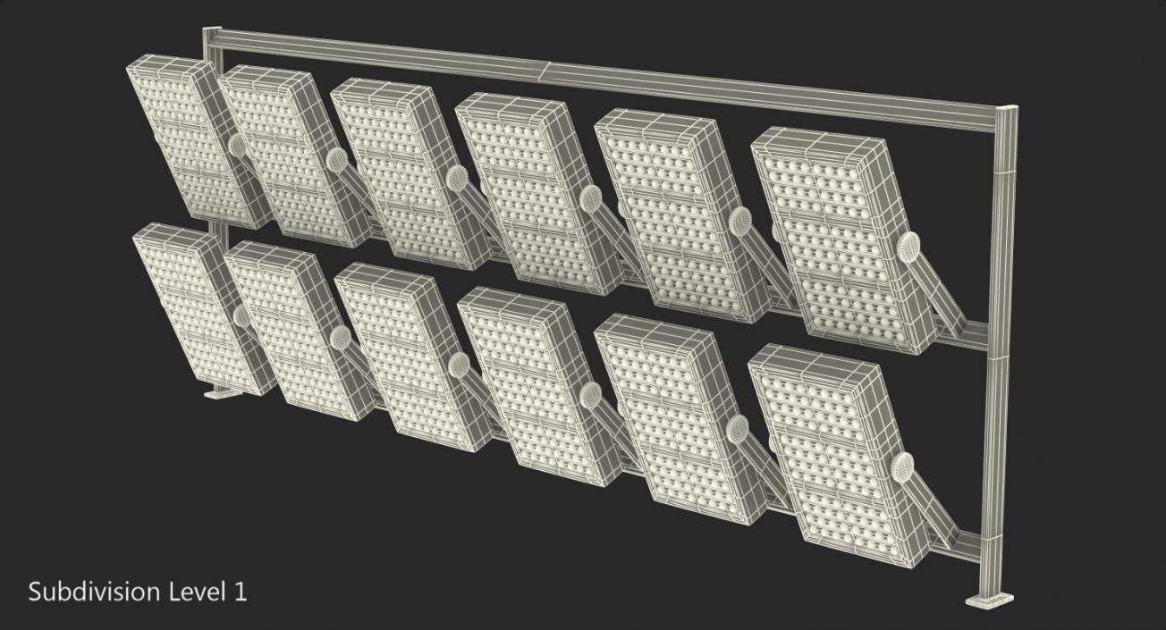 3D model Stadium Lights Panel