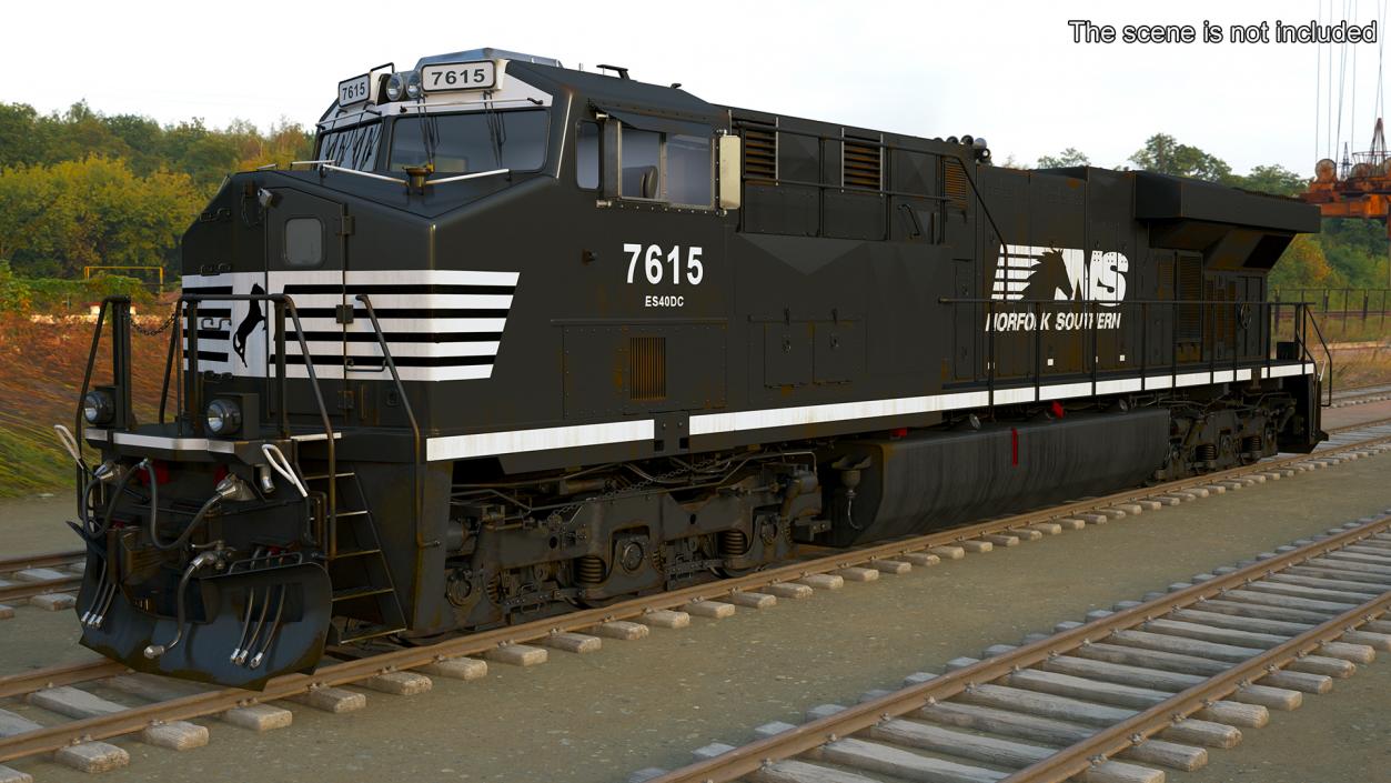 Norfolk Southern ES44AC Locomotive 3D model