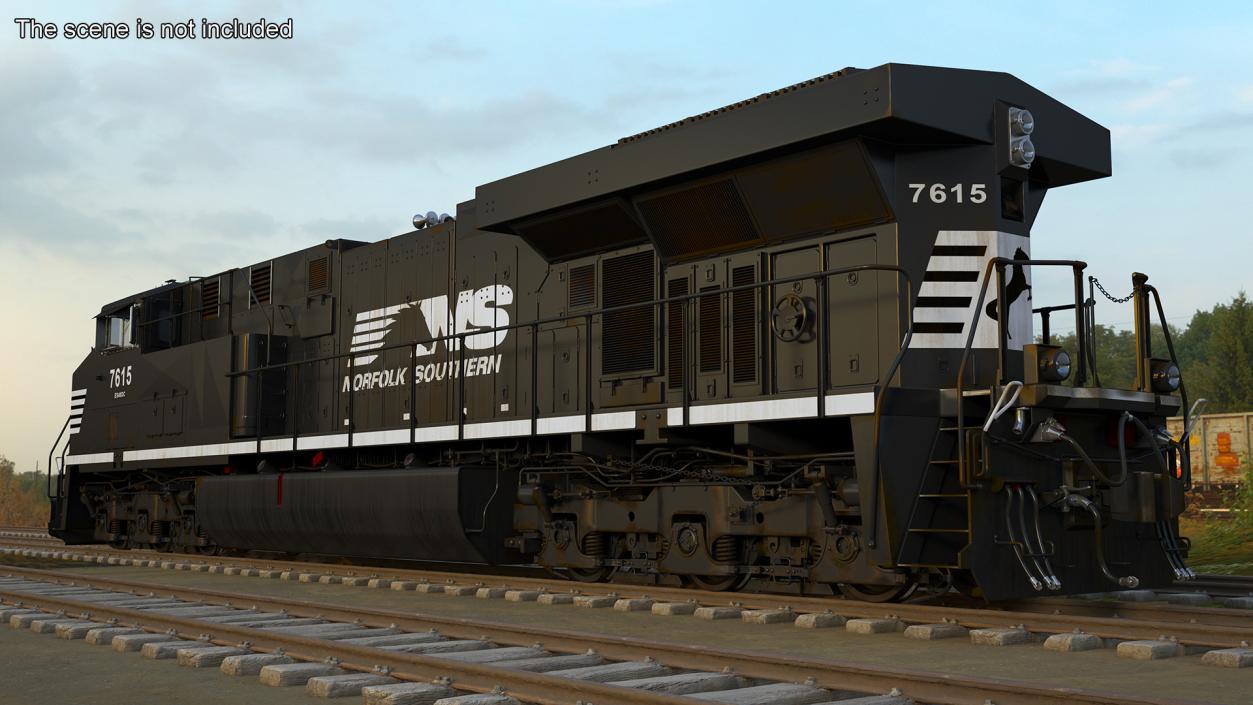 Norfolk Southern ES44AC Locomotive 3D model