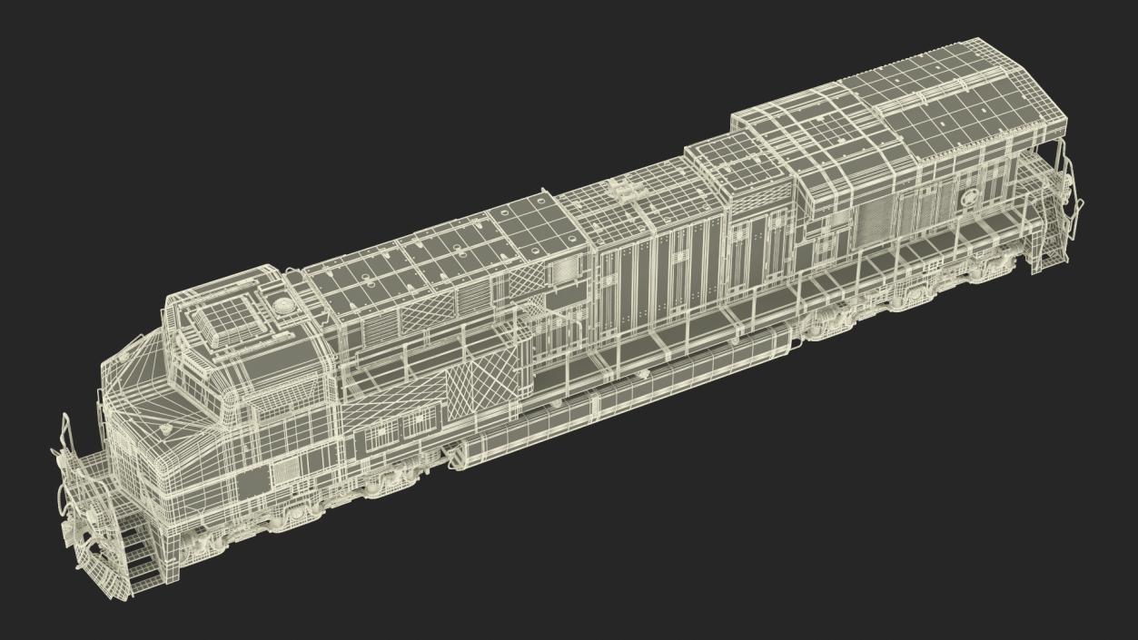 Norfolk Southern ES44AC Locomotive 3D model