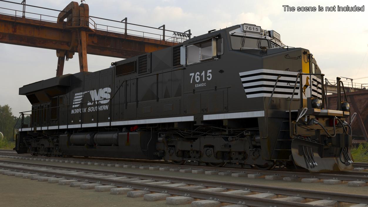 Norfolk Southern ES44AC Locomotive 3D model