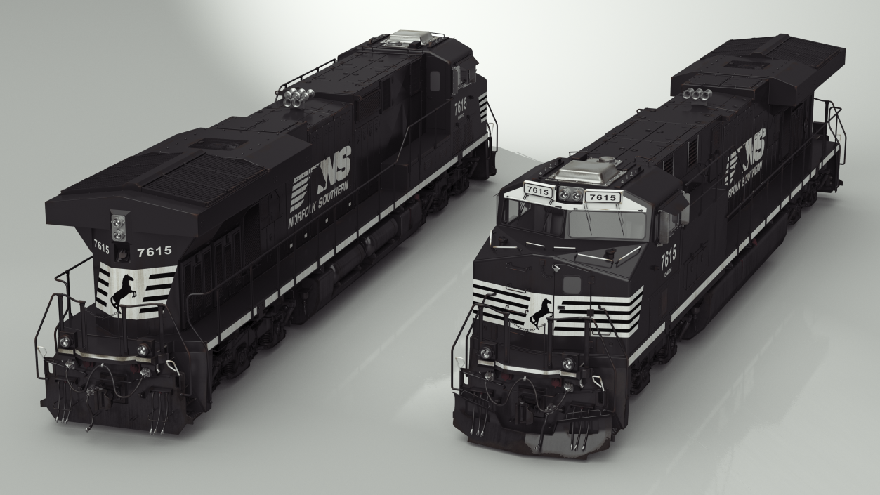 Norfolk Southern ES44AC Locomotive 3D model