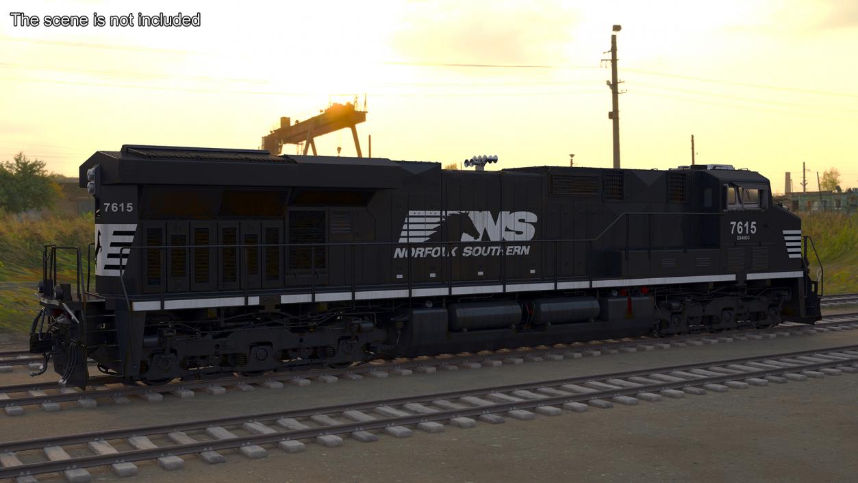 Norfolk Southern ES44AC Locomotive 3D model