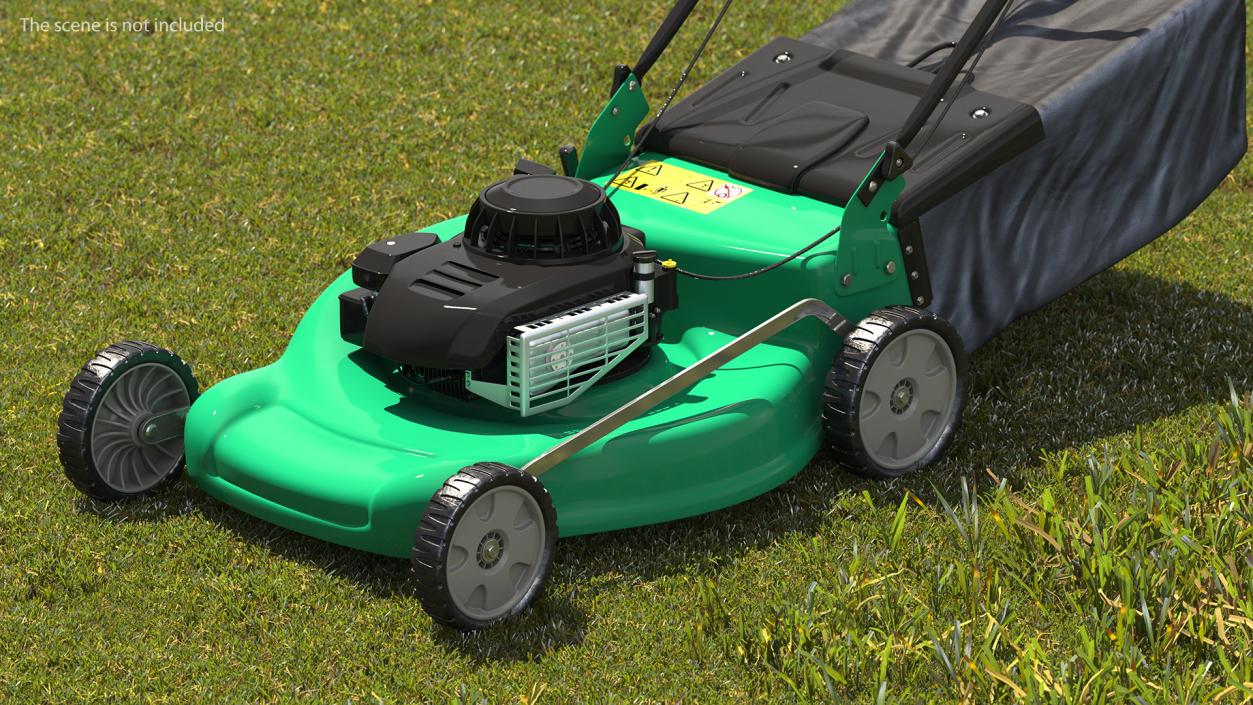 Cordless Push Lawn Mower 3D model