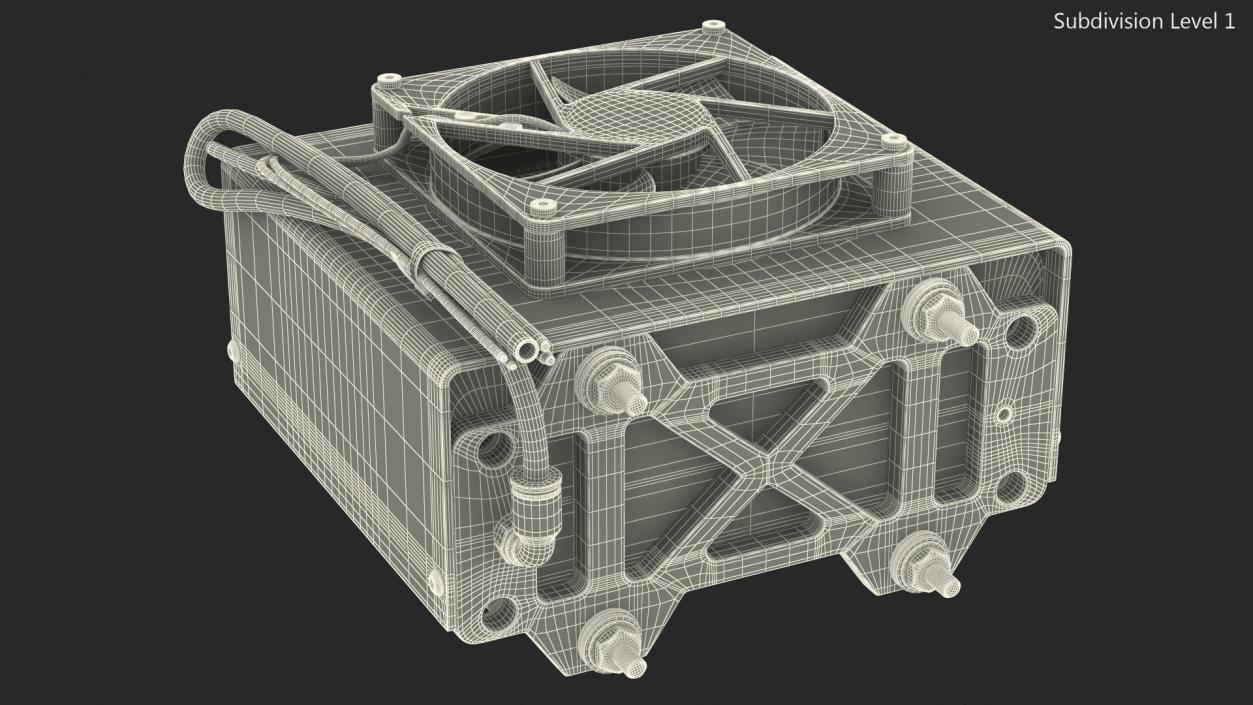 Pragma Industries PEM Fuel Cell Stack 3D