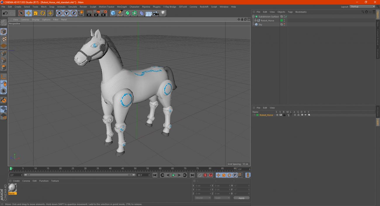 3D Robot Horse