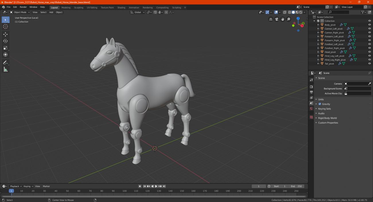 3D Robot Horse