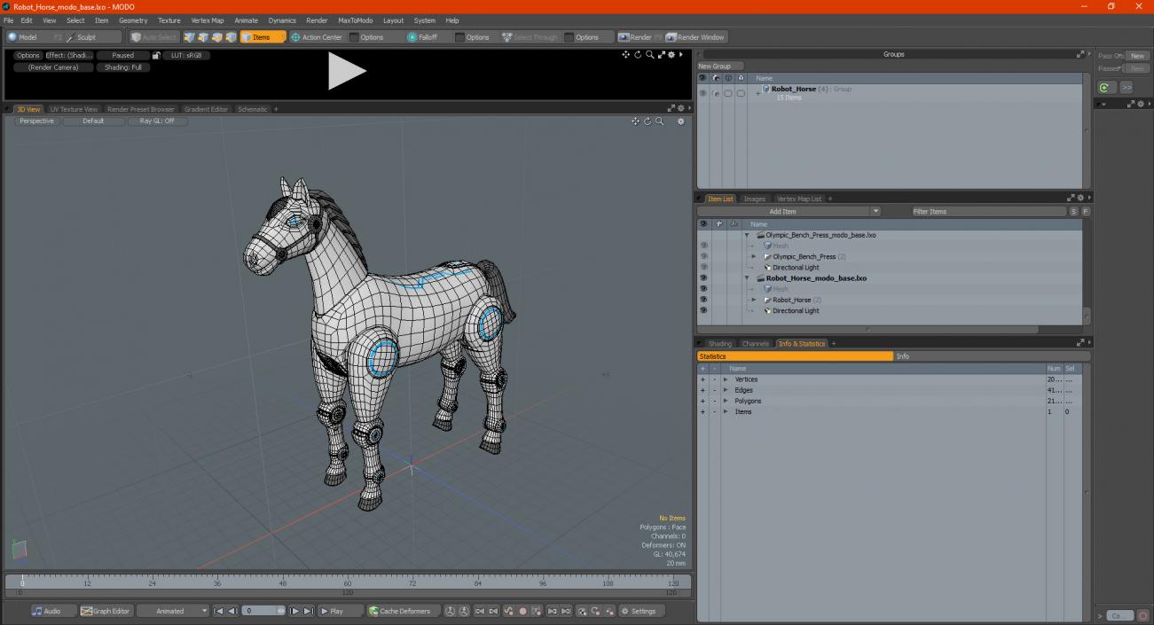 3D Robot Horse