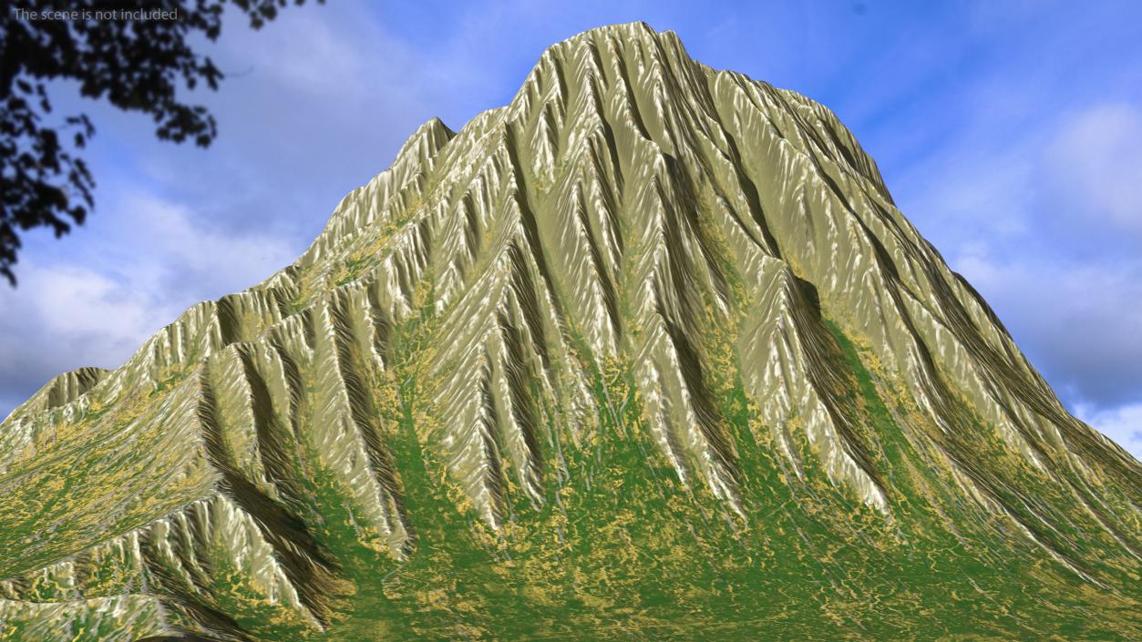 3D model Dormant Volcano