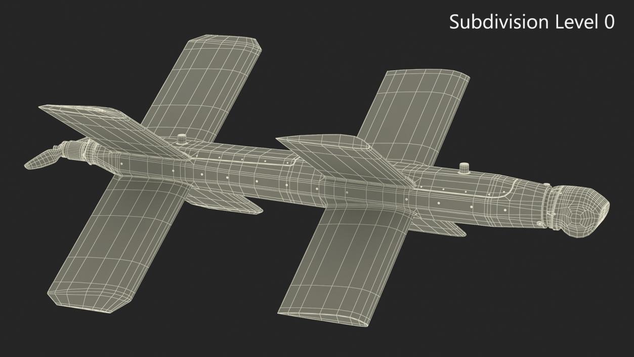 Kamikaze Attack Unmanned Aerial Vehicle 3D model