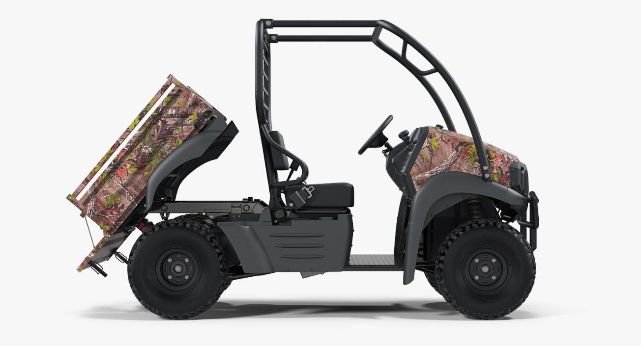 3D 4x4 Camo Clean ATV model