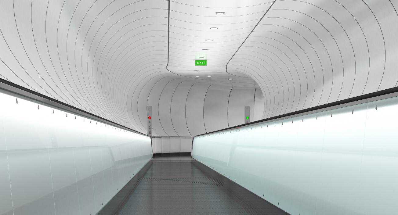 Wilhelminaplein Metro Station 3D model