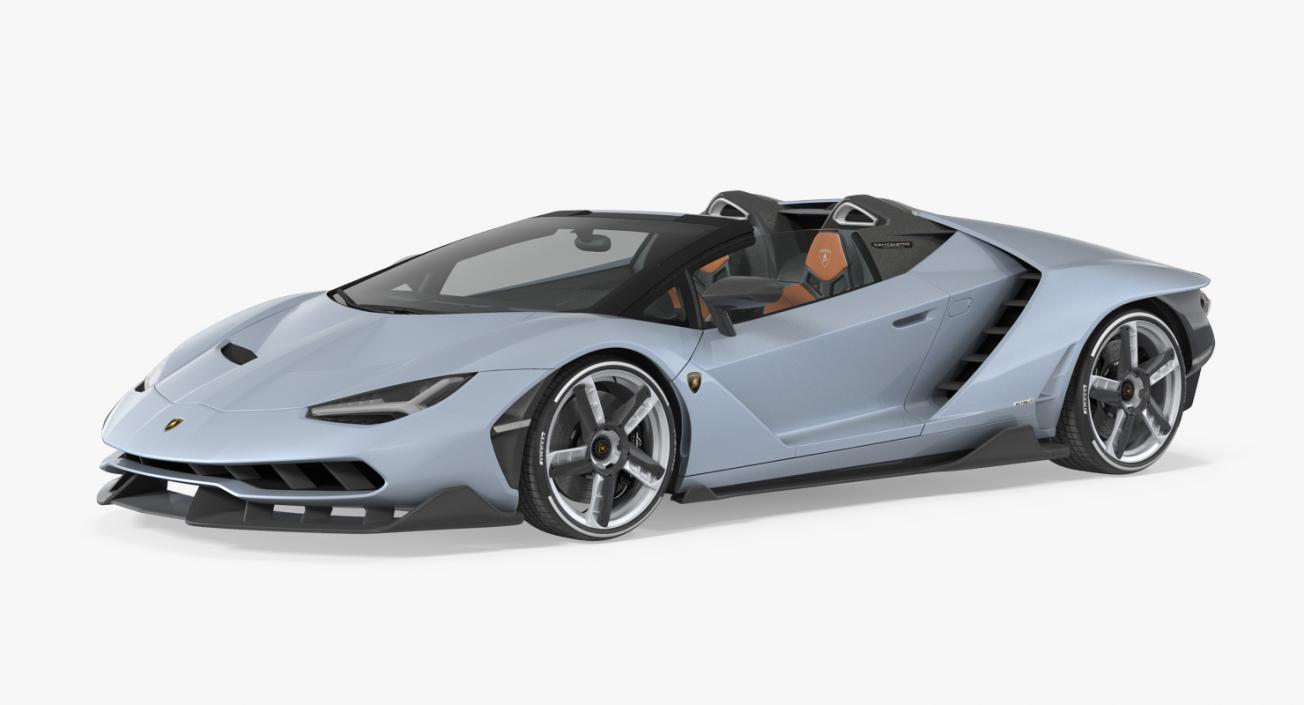 3D Lamborghini Centenario Roadster 2017